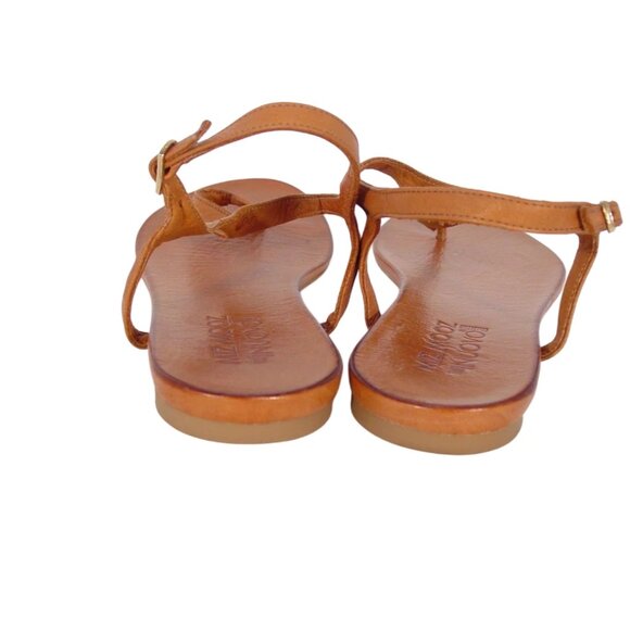 MIZ MOOZ The Nuovo T-Strap Thong Sandals w Gold Arrow Stud 40/9-9.5 - Picture 5 of 8